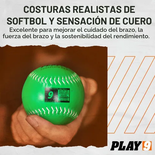 Vista 6 de Juega 9 pelotas de softball ponder