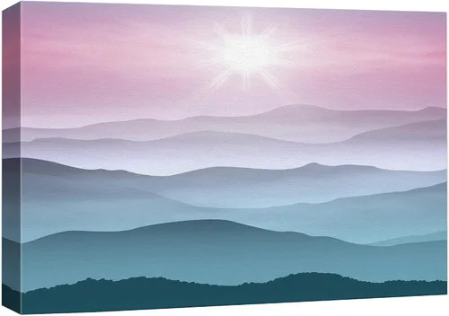 Vista 31 de wall26 Lienzo impreso para pared, estilo panel de madera, soldados del ejército estadounidense, helicóptero, puesta de sol, cultural, histórico