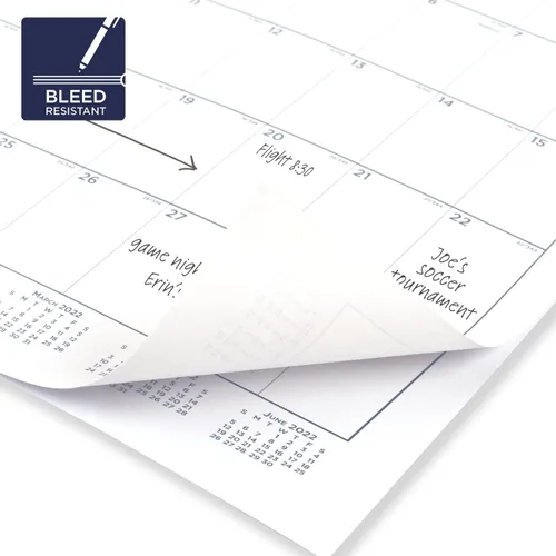 Vista 3 de AT-A-GLANCE Calendario de pared 2022-2023, mensual académico, 12 x 17 pulgadas, mediano, QuickNotes (PM5328)