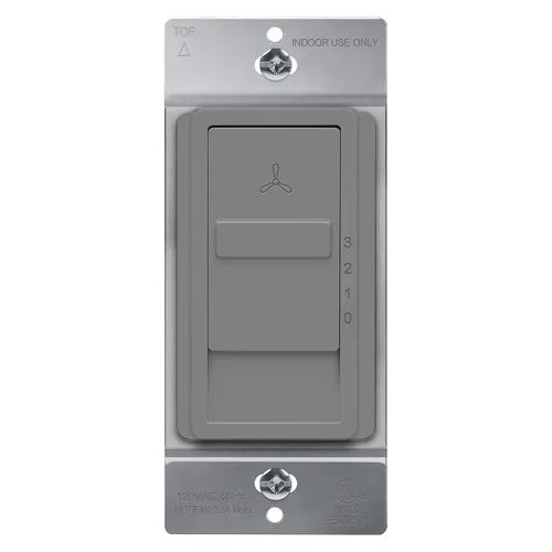 Vista 13 de TOPGREENER Kalide - Interruptor de control de velocidad del ventilador, interruptor de pared de ventilador de 3 velocidades, polo único, 120 VAC, 60