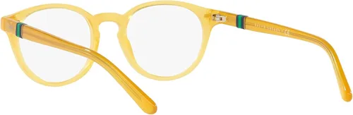 Vista 6 de POLO RALPH LAUREN Monturas redondas para gafas graduadas Ph2208 para hombre Lente brillante de miel y demostración 47 mm