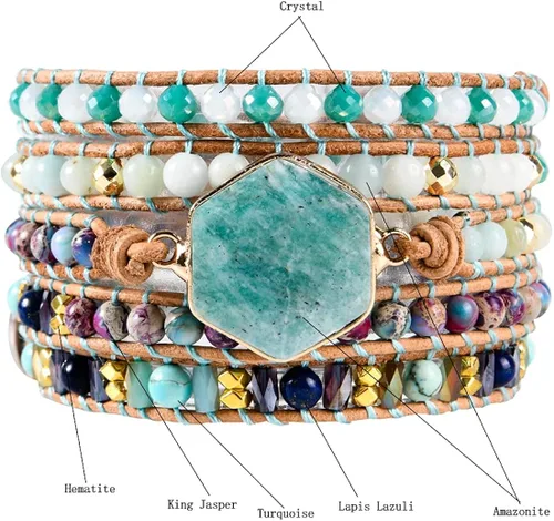 Vista 5 de YGLINE - Impresionante colección de pulseras de cuero hechas a mano