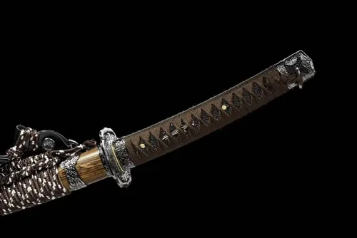 Vista 3 de 41 Inch Sword Damascus Steel Real Tachi Japanese Saber Samurai Katana