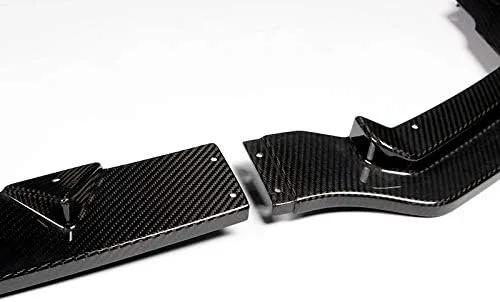 Vista 3 de Q1-TECH, borde de parachoques delantero compatible con Infiniti Q50 2014-2017 (solo modelo deportivo), alerón de parachoques delantero, kit divisor