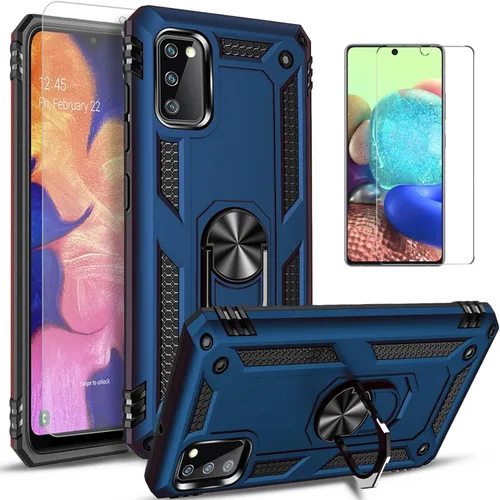 Vista 10 de STARSHOP Funda compatible con Samsung Galaxy S20 Plus, no S20 / S20 Ultra, con protector de vidrio templado incluido; anillo de metal con soporte