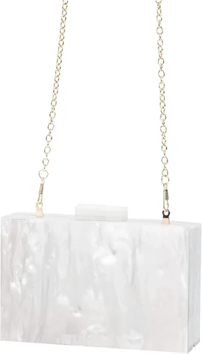 Vista 5 de LETODE Bolsos de mano de acrílico, bolso de plexiglás para mujer