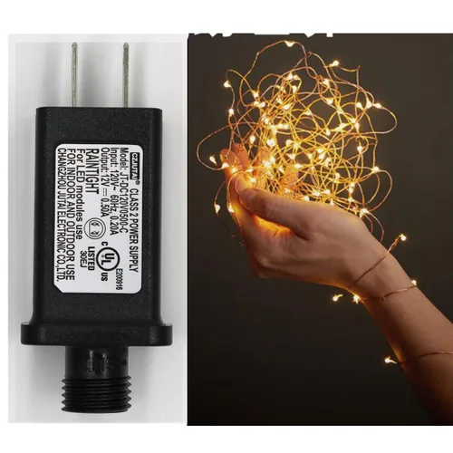 Vista 7 de Controlador de transformador LED de fuente de alimentación de 12 V, 6 W, clase 2, transformador de bajo voltaje, enchufe de EE. UU. para luz LED