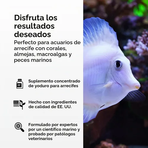 Vista 3 de Brightwell Aquatics Fórmula de suplemento de arrecife de yoduro de yodio, 16.9 fl oz