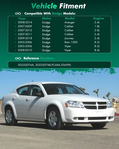 Vista 3 de SCITOO Sensor de posición del cigüeñal para Dodge Caliber Avenger Journey Viper, para Jeep Compass Patriot 2007-2014, para Chrysler 200 2011 2012
