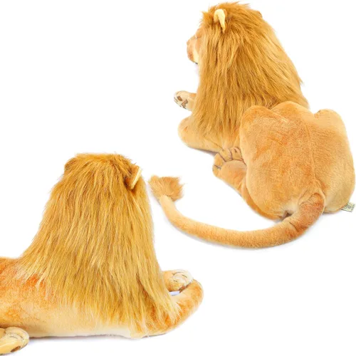 Vista 5 de TigerHart Lasodo The Lion - 39 pulgadas (medida de cola no incluida) Gato de peluche grande