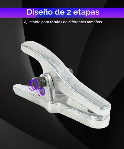 Vista 3 de RACOONA Separador de rótula, herramienta separadora de rótula, accesorios de automóvil, herramienta universal de extracción de rótulas ajustable