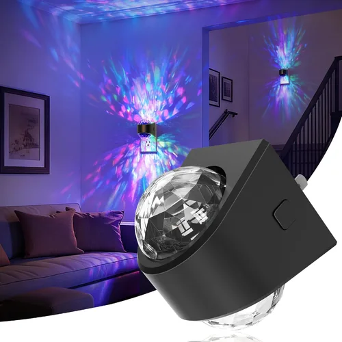 Vista 23 de JandCase Luces nocturnas enchufables a la pared, proyector de estrellas, luz nocturna de galaxia automática 3CCT, enchufe con sensor de luz