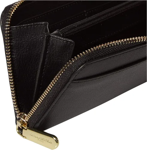 Vista 4 de Karl Lagerfeld Paris Cartera continental con cremallera para mujer