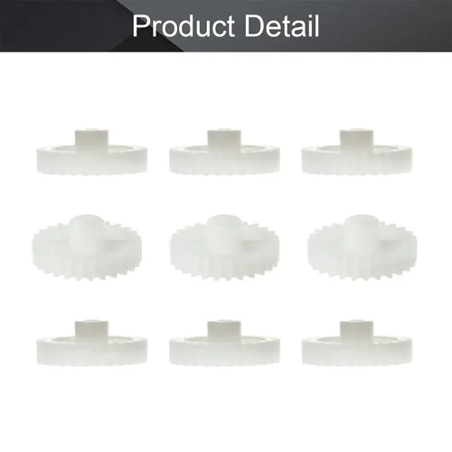 Vista 4 de Othmro 50pcs Engranajes de plástico 26 dientes Modelo 262A engranaje de reducción engranajes de gusano de plástico para RC coche robot motor