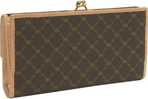 Vista 3 de Rioni Signature Continental Cartera de piel con cierre Reg 83