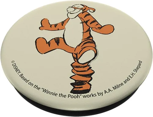Vista 2 de Disney Winnie The Pooh Tigger - PopSockets PopGrip: agarre intercambiable para teléfonos y tabletas