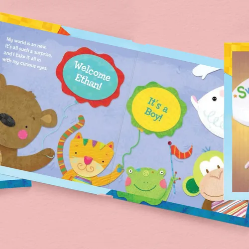 Vista 13 de Hello World! (gemelos) - Historia infantil personalizada - I See Me! (historia del tablero azul) Encuadernación desconocida