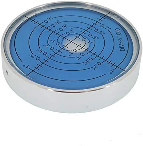Vista 6 de Burbuja horizontal de alta precisión de aleación de aluminio universal de alta precisión medidor de nivel de burbuja de nivel circular corrección