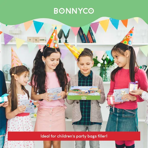 Vista 6 de BONNYCO Recuerdos de fiesta de dinosaurios para niños, kit de pintura para niños, paquete de 16, bolsas de regalo de dinosaurio para niños de 3 a 5