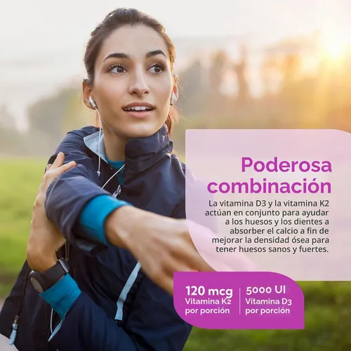 Vista 6 de Zahler - Suplemento masticable de vitamina D3 y K2 (90 unidades) - Certificado Kosher K2 D3 Vitamina 5000 UI Deliciosa tableta masticable - Vitamina