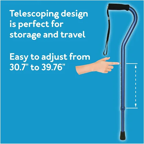 Vista 3 de Carex Designer Offset Walking Cane