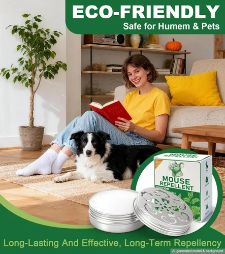 Vista 2 de Repelente de roedores para motor de automóvil, crema de aceite de menta