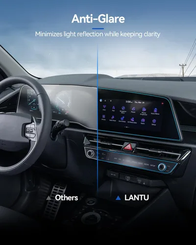 Vista 8 de 4 unidades de protector de pantalla para coche para 2023 2024 2025 Kia Niro SG2 Accesorios Pantallas panorámicos duales y protector de pantalla