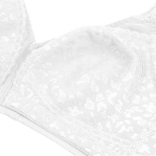 Vista 6 de Deyllo Sujetador minimizador para mujer, cobertura completa, sin varillas, cómodo, sin relleno, talla grande