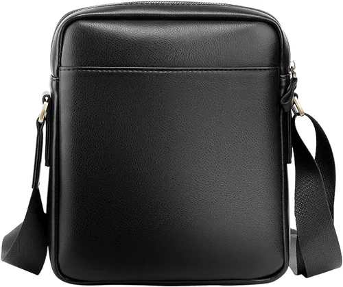 Vista 6 de Leathario Bolso cruzado de cuero para hombre bolso de hombro pequeño para hombre bolso de mensajero para el trabajo diario viajes de negocios
