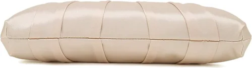Vista 6 de CHARMING TAILOR Bolso de mano clásico de satén plisado con diamantes para bodas bailes eventos de corbata negra