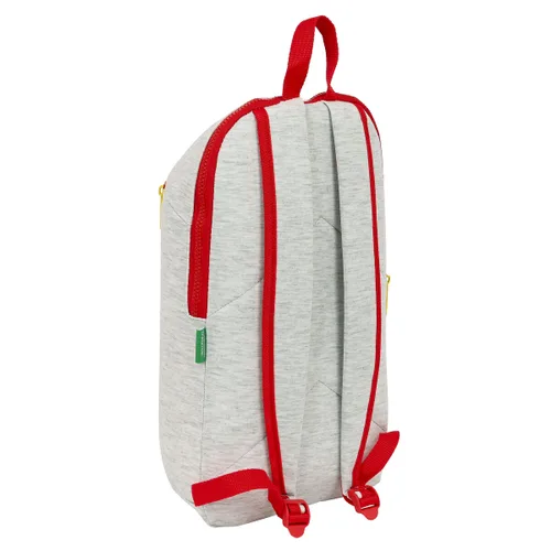 Vista 4 de Mochila Casual Benetton Pop Gris 10 L