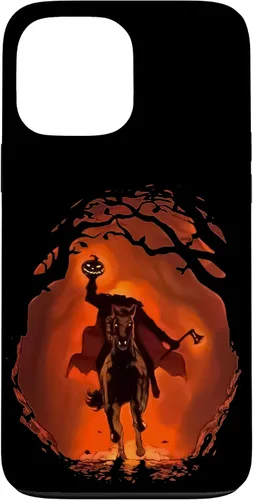 Vista 23 de iPhone 16 halloween scary pumpkin headless horseman Case