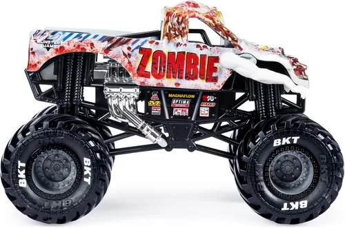Vista 3 de Monster Jam, Camión monstruo zombi oficial, vehículo fundido a presión de coleccionista, escala 1:24, juguetes para niños y niñas a partir de 3 años