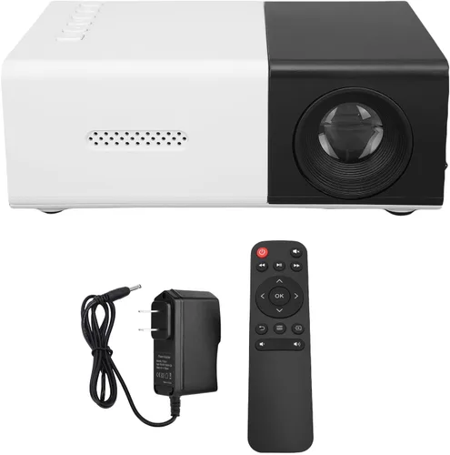 Vista 9 de Mini proyector, proyector de video de cine en casa HD 1080P, 100ANSI 6000LM, corrección trapezoidal automática, espejo de pantalla, compatible