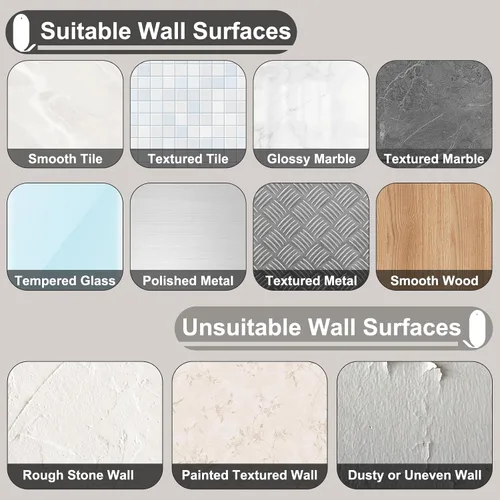 Vista 6 de Ganchos de pared de metal resistentes - Gancho de acero negro para llaves, cocina, baño y organización de entrada (paquete de 15)