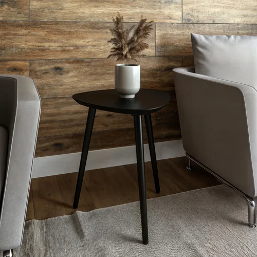 Vista 5 de Mesa auxiliar moderna Mid Century - Acabado negro