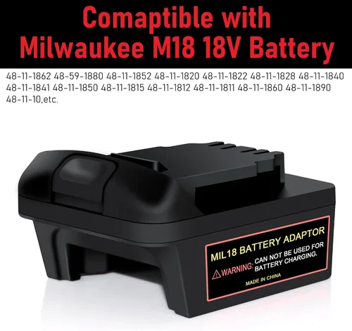 Vista 11 de Conversión de adaptador de batería para Milwaukee a Dewalt