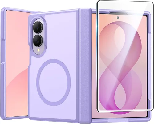 Vista 131 de FNTCASE Funda para iPhone 17 Pro: Fundas delgadas translúcidas de color azul claro compatibles con MagSafe, protección completa de la cámara