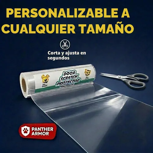 Vista 3 de Panther Armor - Protector de puerta antiarañazos para perro, paquete de 3