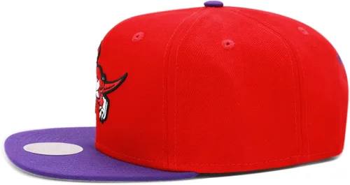 Vista 3 de Mitchell & Ness Toronto Raptors NBA Jumbotron Snapback Gorra ajustable - RojoPúrpura, Rojo