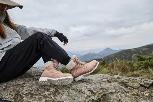 Vista 7 de COTTIMO Botas de invierno antideslizante con forro de piel para mujer