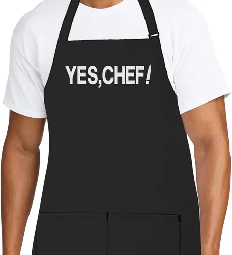 Vista 14 de Delantal de chef personalizado para hombres, diseño bordado personalizado, cocina profesional, barbacoa, parrilla, para papá, decorado en Estados