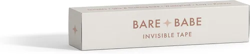 Vista 9 de Bare Babe Cinta de ropa de moda de doble cara, cinta transparente para ropa, cuerpo y todos los tonos de piel (50 tiras), Transparente