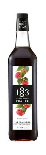 Vista 64 de 1883 Jarabe de Amaretto para bebidas, fabricado en Francia, botella de plástico de 1 litro