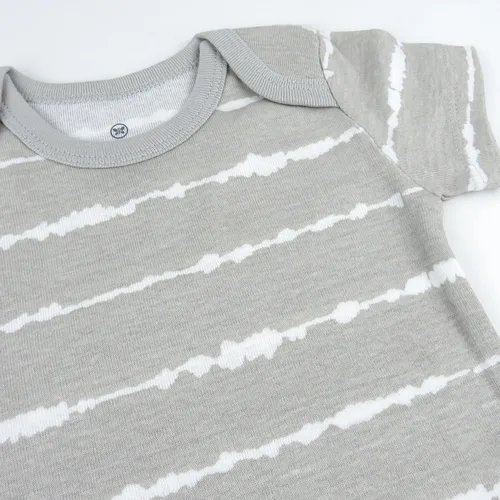 Vista 2 de HonestBaby Short Sleeve Bodysuits Multipack Organic Cotton for Infant Baby Boys