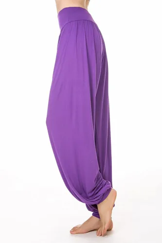 Vista 60 de Pantalones de algodón para mujer, elásticos, suaves, para yoga, deportes