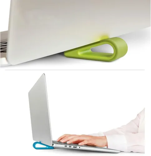 Vista 4 de Soporte ajustable para computadora portátil simple de moda, soporte ajustable para computadora de escritorio creativa, estante aumentado, base