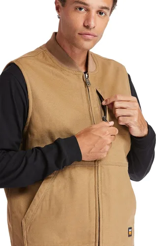 Vista 8 de Timberland PRO Chaleco de lona con forro Gritman estándar para hombre