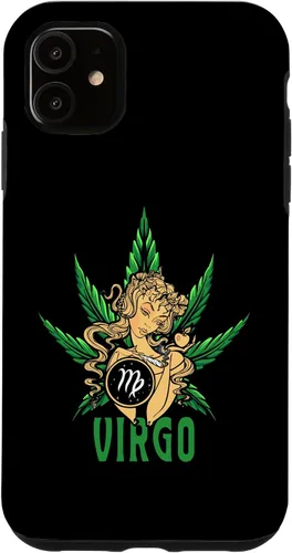 Vista 8 de Zodiac Stoner Vibes: Virgo Cannabis Weed Horoscope Design Case para iPhone 17