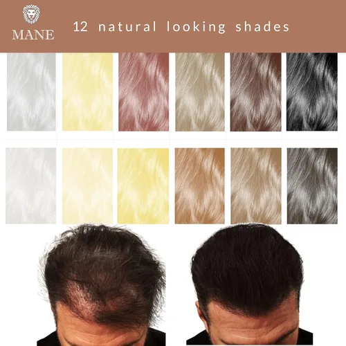 Vista 5 de Mane Espesante del cabello 6.8 fl oz con champú y acondicionador (rubio ceniza)